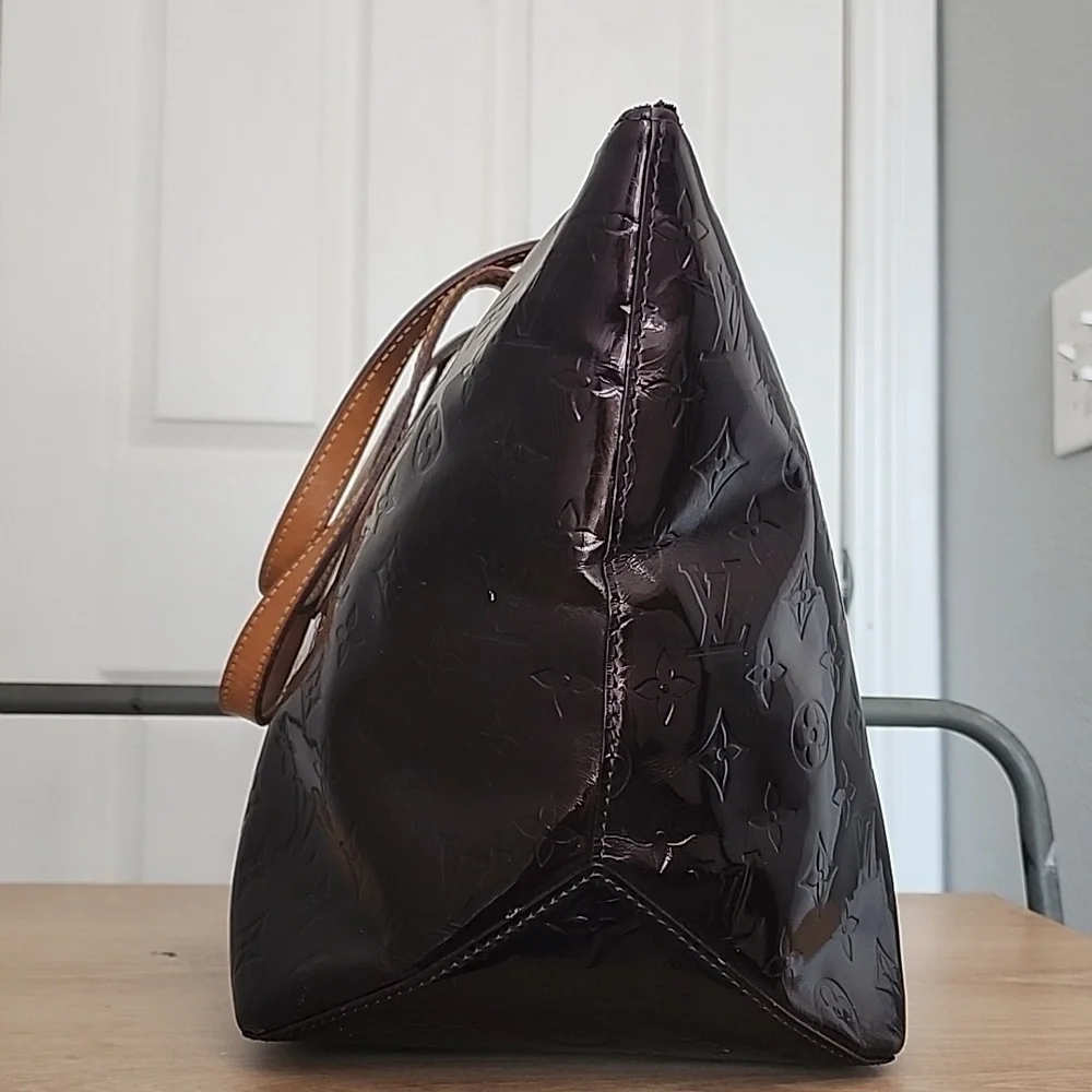 Louis Vuitton Monogram Vernis Bellevue GM Tote Bag in Amaranth Purple